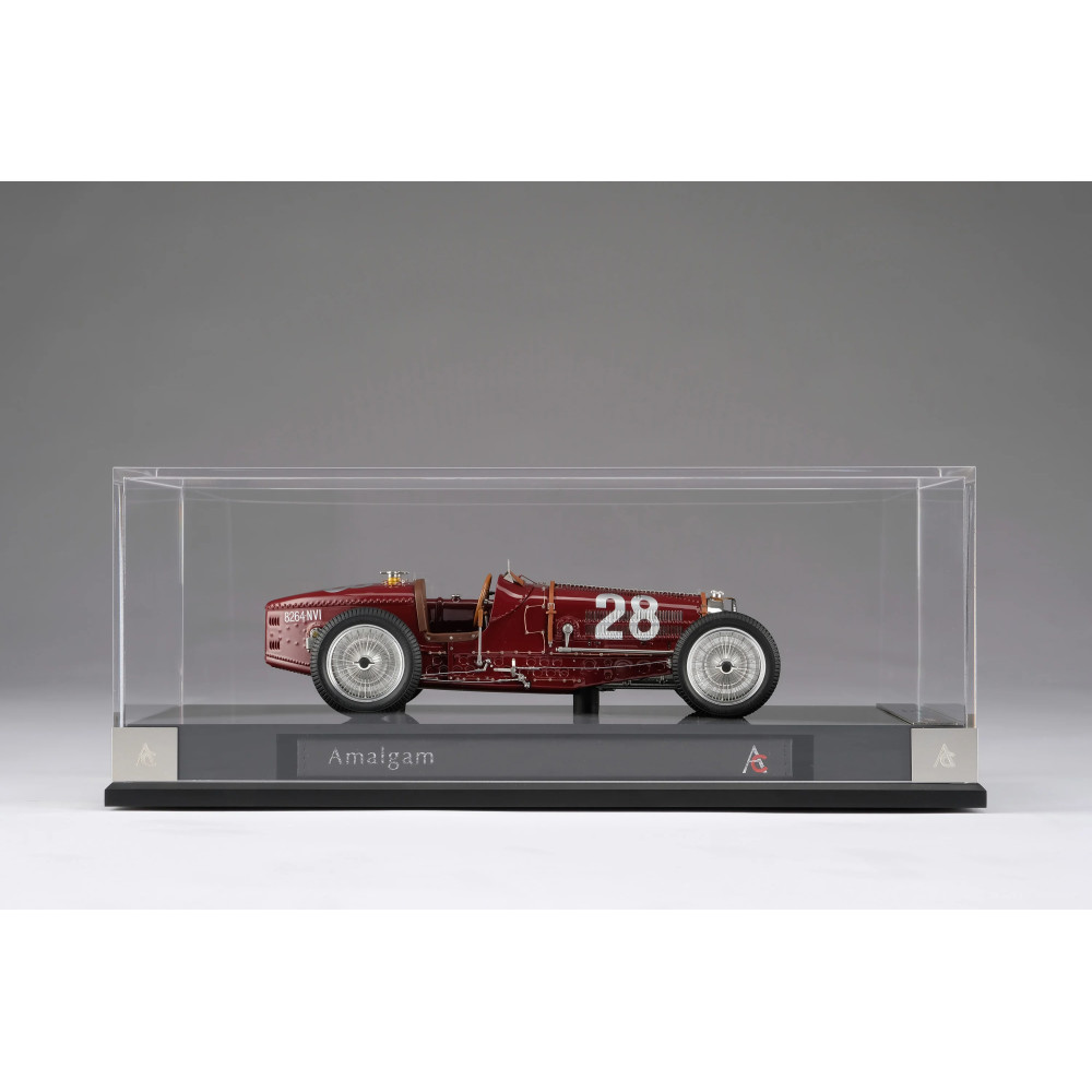 New Amalgam Bugatti Type 59 Monte Carlo 1934 1:18 Model Car Red M6021