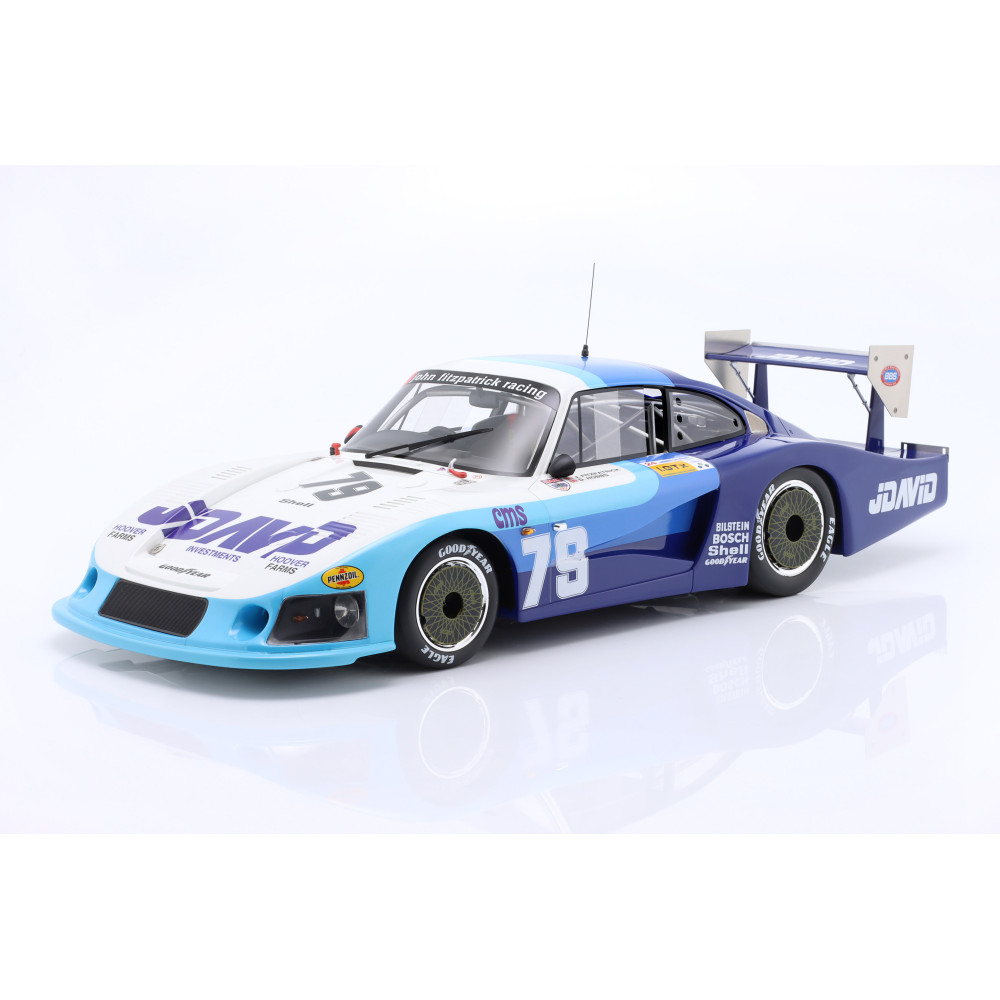New CMR PORSCHE 935/81 2.7L F6 N79 24h 1982 1:12 Model Car BLUE CMR12031