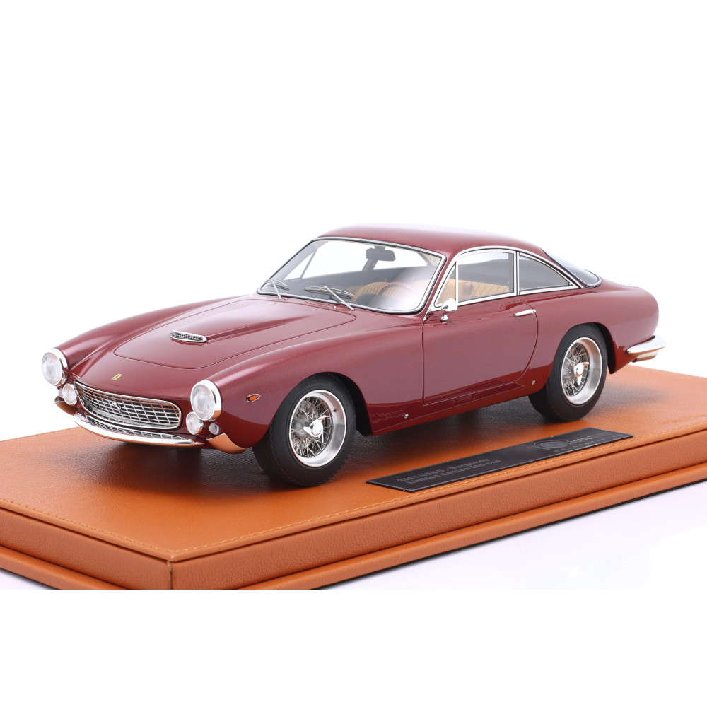 New TOP MARQUES FERRARI 250 LUSSO COUPE 1963 1:18 Model Car RED TOP124D