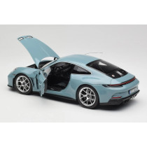 New Norev Porsche 911 S/T 2023 1:18 Model Car Blue 187470