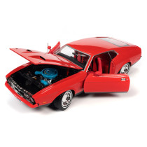 New AUTOWORLD Ford Mustang 1 1971 James Bond 1:18 Model Car Red AWSS126