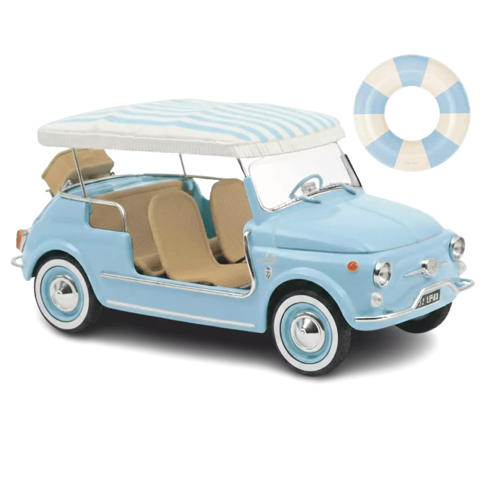 Norev Fiat 500 Jolly 1965 1:18 Model Car Blue