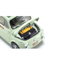 Kyosho FIAT 500 ABARTH RECORD 1958 1:18 Model Car GREEN