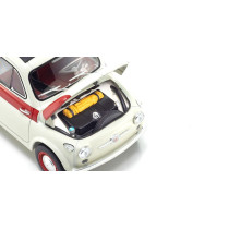 Kyosho FIAT 500 SPORT 1958 1:18 Model Car WHITE