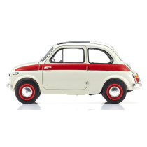 Kyosho FIAT 500 SPORT 1958 1:18 Model Car WHITE