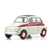 Kyosho FIAT 500 SPORT 1958 1:18 Model Car WHITE