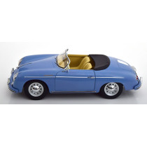 KK-Scale PORSCHE 356A SPEEDSTER 1955 1:12 Model Car BLUE