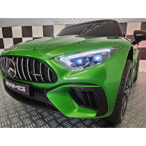 Mercedes SL63 12 Volt Metallic Green Children’s Car for Kids