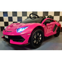 12V Pink Lamborghini Aventador Children’s Electric Car Stylish Ride