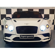 Bentley Continental 12V Battery Children Car 1.5 Person Ride-On White
