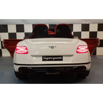 Bentley Continental 12V Battery Children Car 1.5 Person Ride-On White