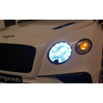 Bentley Continental 12V Battery Children Car 1.5 Person Ride-On White