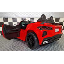 Corvette C8 Electric Children's Car 12V 2 Persons Battery Ride-On