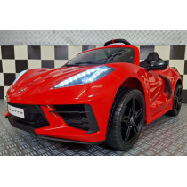 Corvette C8 Electric Children's Car 12V 2 Persons Battery Ride-On