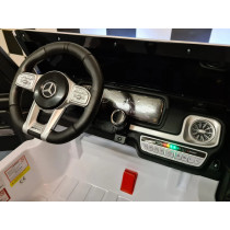 Ride in Luxury with the 24-Volt Mercedes G63 for Two Person White