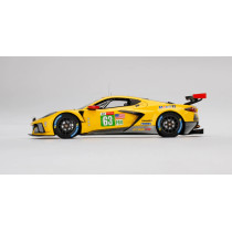 New TrueScale Chevrolet C8.R 63 24H 2021 1:18 Model Car Yellow TS0380