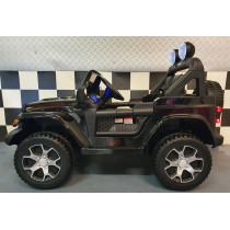 Jeep Wrangler battery children’s car 12 volt 4 wheel drive RC Black