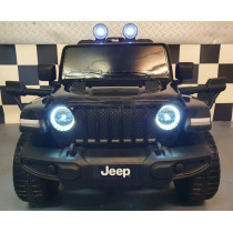 Jeep Wrangler battery children’s car 12 volt 4 wheel drive RC Black