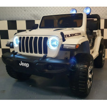 Jeep Wrangler children’s car 12 volt 4 wheel drive RC White
