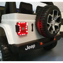 Jeep Wrangler children’s car 12 volt 4 wheel drive RC White